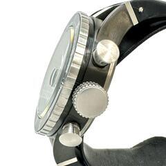 【LOCMAN/ロックマン】 512 モンテクリスト ダイバー 腕時計 ステンレススチール/ラバー クオーツ 黒文字盤 メンズ【中古】【真子質店】【GD】【IKY】の画像