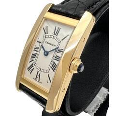 【CARTIER/カルティエ】 タンクアメリカンSM  W260...