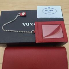 新品　プラダ 長財布 レディース PRADA レッド
