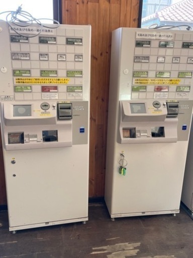 自動食券機TICKET VENDING MACHINE VT-G10M 中古券売機