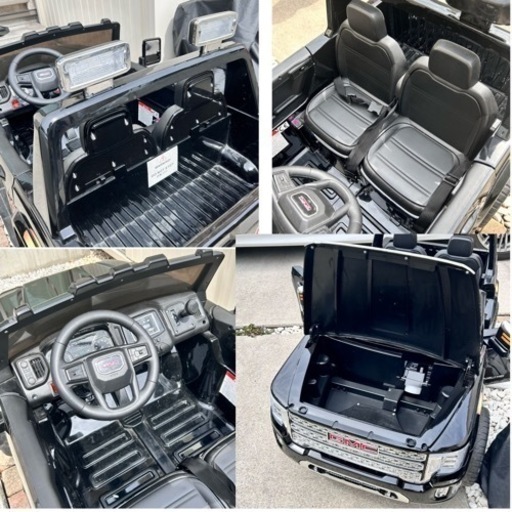 2人乗り　電動乗用　ラジコンカー　GMC