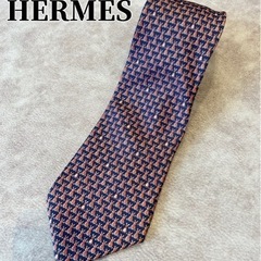 美品 HERMES エルメス【ネクタイ】アニマル総柄 うさぎ ピ...