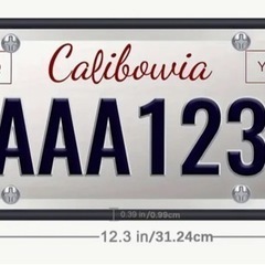 ナンバープレートシリコンカバー　前後2セットの画像