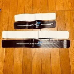 装飾ステッカー　カーボン調　4枚セット　ドアシールの画像