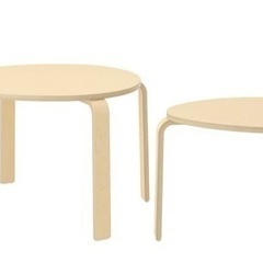 IKEA SVALSTA スヴァルスタ ネストテーブル2点セットの画像