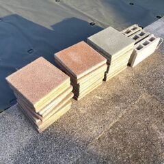 平板、コンクリートブロック