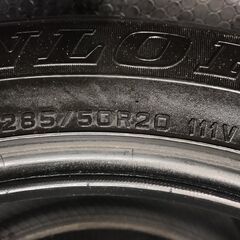 新車外し DUNLOP GRANDTREK PT2A 285/50R20 20インチ 夏タイヤ 1本 長期保管品 レクサスLX ランクル200等　(VTY807)の画像
