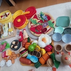 IKEA おままごとキッチン セット たくさんの画像