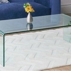 フランフラン　ガラステーブル 