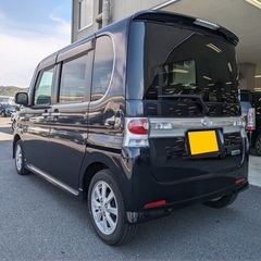 月々9千円〜分割可❗️車検2年付き！【名義変更代込み】広い車内！大人気‼️ダイハツ タントカスタム☆HDDナビ付き☆走行中DVD見れます☆純正アルミ☆電動スライドドア☆ドライブレコーダー☆そのまま乗って帰れます！の画像
