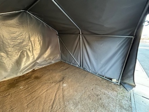 (お話中)テントガレージ