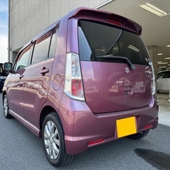 低走行８万キロ☆月々9千円〜分割払い可‼️ 車検2年付き！！【名義変更代込み】☆スズキワゴンRスティングレー☆HDDナビ付き☆ステアリングリモコン付き☆DVD観れます☆プッシュスタート☆ドライブレコーダー付きのフル装備☆純正アルミ☆そのまま乗って帰れます！の画像