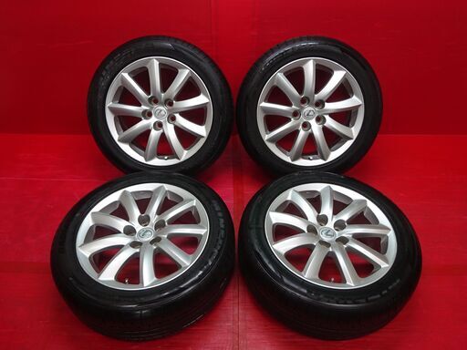 レクサス LS460 LS600 純正18インチホイール 4本 7.5J +32 5H 120 MINERVA F205 235/50R18 LEXUS