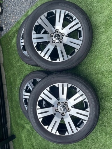 三菱デリカD5 　純正タイヤ、ホイール4本セット(ナット付)