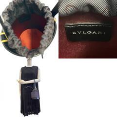 【BVLGARI/ブルガリ】 ロゴマニア ビーゼロワン ハンドバッグ レザー ブラック/グレー レディース【中古】【真子質店】【GD】【MaIS】の画像