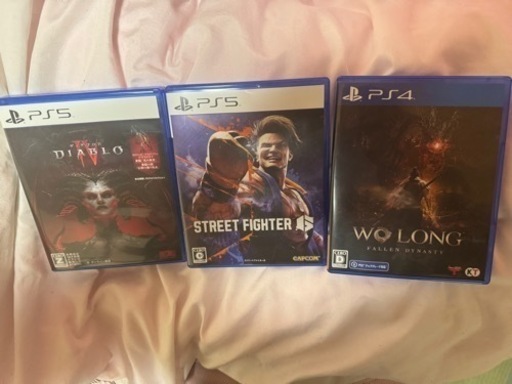 本日限定　値下げ交渉有　ストリートファイター6、ディアブロ4、ウォーロン　PSゲーム3点セット