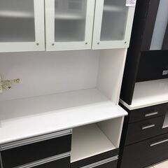 ★ジモティ割あり★  レンジボード ダークブラウン H180×D50×W90 クリーニング済み HJ2801