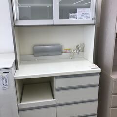 ★ジモティ割あり★ パモウナ レンジボード ホワイト H204×D50×W90 クリーニング済み HJ2804