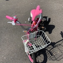 14インチ補助輪付き自転車  リサイクルショップ宮崎屋　佐土原店24.4.14Fの画像
