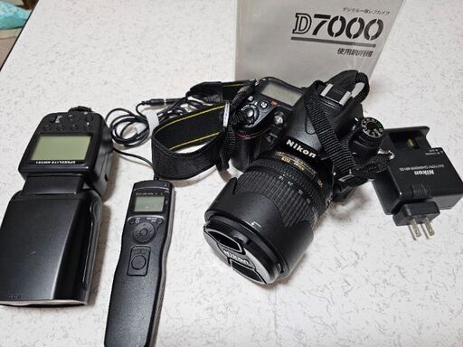 本日早い方のみNikonD7000 レリーズ ストロボ一式セット