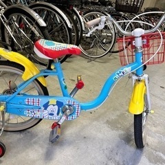 ミッキーマウス自転車18インチの画像