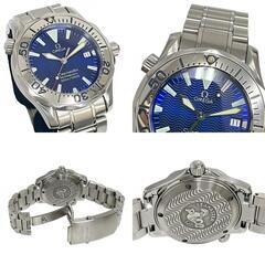【OMEGA/オメガ】 シーマスター 2263.80  腕時計 ステンレススチール クオーツ 紺 メンズ【中古】【真子質店】【GD】【IMoYT】