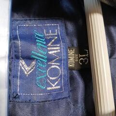 KOMINEショート丈本革ライダースジャケットの画像