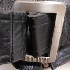 KOMINEショート丈本革ライダースジャケットの画像