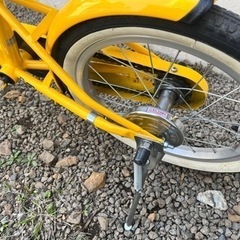 自転車 16インチ 子ども キッズ 補助輪 かご の画像