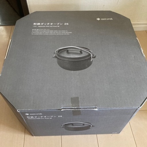 未使用スノーピーク　和製ダッチオーブン