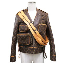 【LOUIS VUITTON/ルイ・ヴィトン】 モノグラムアドミラルジャケット モノグラム 1A5Q6F 19AW HHL87ELSR ミリタリージャケット ブラウン メンズ【中古】【真子質店】【BL】【Dxxx】