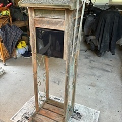 （終了）木製メールボックス 屋外用
