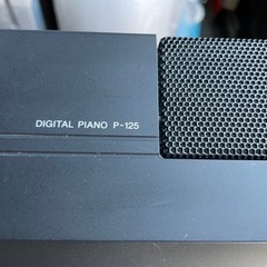 ヤマハ YAMAHA 電子ピアノ P-125B  '2019年製　専用スタンド付き、譜面立て、1本ペダル の画像