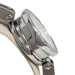 【BVLGARI/ブルガリ】 B-ZERO1/ビーゼロワン BZ22S  ダイヤベゼル バングルウォッチ 腕時計 ステンレススチール/ダイヤモンド クオーツ 白文字盤 レディース【中古】【真子質店】【GD】【IYMox】の画像