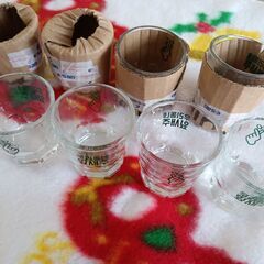 韓国焼酎指ハートグラス８個セットの画像