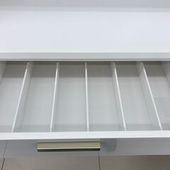 ★ジモティ割あり★  レンジボード ホワイト H190×D42×W120 クリーニング済み HJ2808