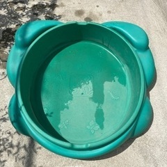 引取り者決定‼️ 　子供用　砂場　蓋付き　カエル　ステップ2の画像