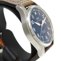 【IWC/インターナショナルウォッチカンパニー】 IW327004 パイロットウォッチ マーク18 プティプランス 腕時計 ステンレススチール/レザー 自動巻き/オートマ 紺 メンズ【中古】【真子質店】【BL】【MaKDx】の画像