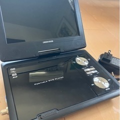 家電 ポータブルDVDプレイヤーの画像