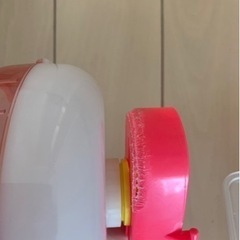 ハムスター ケージ　ヒータ、キノコハウス付きの画像