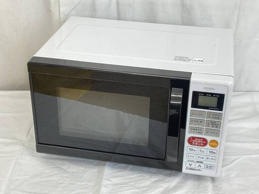 JT437(O) ZEPEAL ゼピール オーブンレンジ DO-M1617 2019年製 ターンテーブル 電子レンジ ホワイト 白 通電動作確認済み 中古現状品 現地引き取りのみ