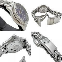 【TAG HEUER/タグホイヤー】 プロフェッショナルセル デイト WG131A 腕時計 ステンレススチール クオーツ ネイビー文字盤 レディース【中古】【真子質店】【GD】【MaDI】の画像