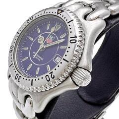 【TAG HEUER/タグホイヤー】 プロフェッショナルセル デイト WG131A 腕時計 ステンレススチール クオーツ ネイビー文字盤 レディース【中古】【真子質店】【GD】【MaDI】の画像