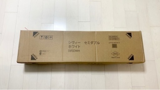 すのこベッド セミダブル ホワイト木製 高さ調節