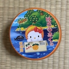 キティちゃんの空き缶に入ったプリン・ゼリーの型容器