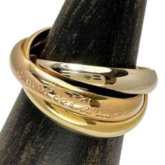 14号【CARTIER/カルティエ】 リング・指輪 トリニティ K18YGイエローゴールド 18金/K18PGピンクゴールド 18金/K18WG 8.6g サイズ54　シリアル刻印無し（古いモデル） レディース【中古】【真子質店】【BL】【KKx】
