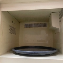 昭和レトロな電子レンジの画像