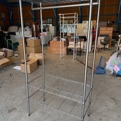 4/15まで⚠️メタルラック☆幅91cm☆格安☆中古☆配達相談可...