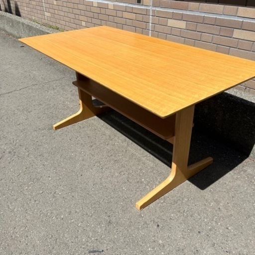 MUJI リビングダイニングテーブル 130×65×60 cm 無印良品 良品計画 ダイニングテーブル 幅130 奥行65 高さ60