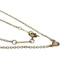 【TIFFANY&Co./ティファニー】 ダイヤモンド推定 0.08ct ネックレス バイザヤード K18YGイエローゴールド 18金 1.9g 41cm レディース【中古】【真子質店】【BL】【DYT】の画像